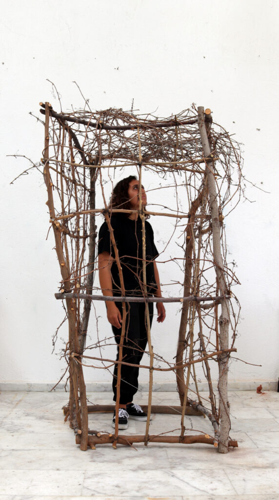 Installation artwork human and nature